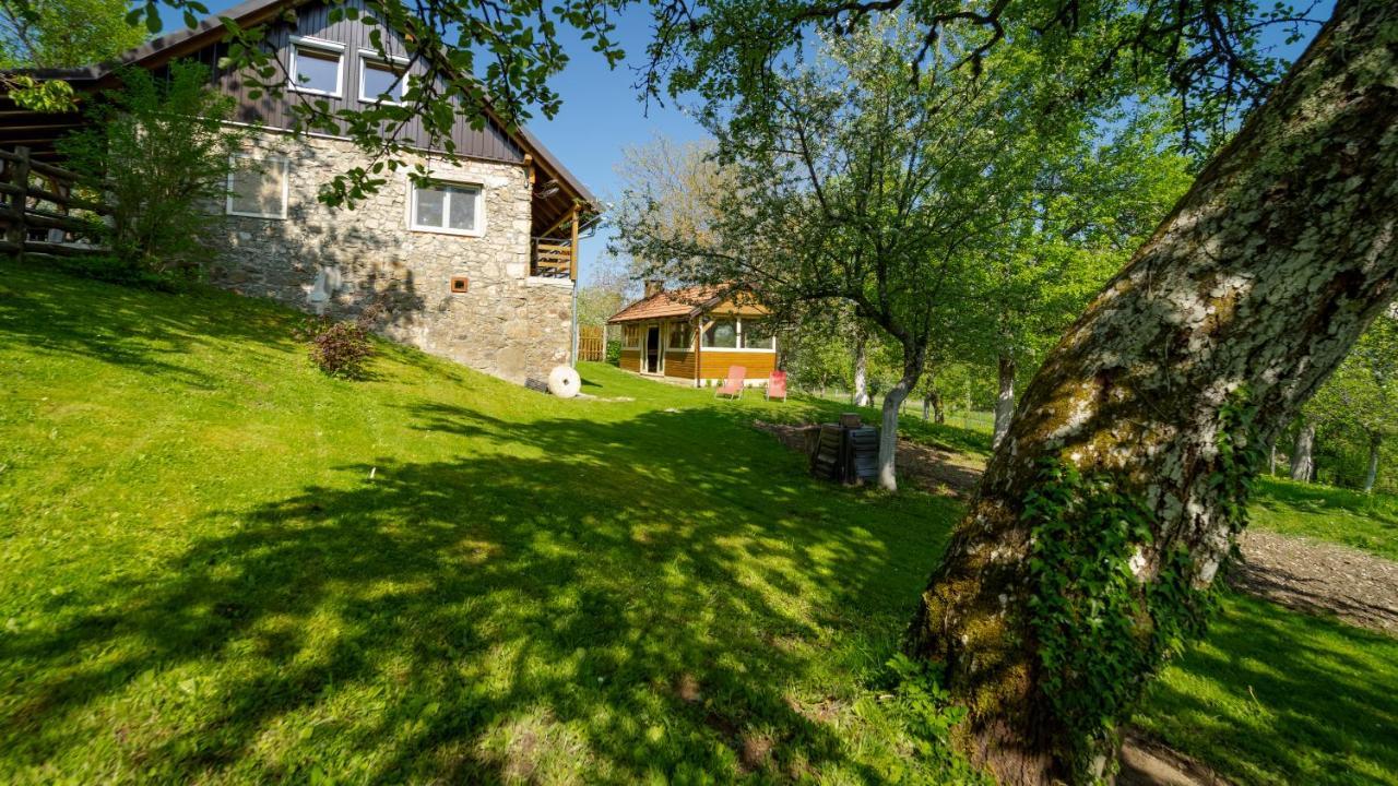 Holiday Home "Sleme" With Jacuzzi, Big Garden And Arbor With Fireplace Skrad Extérieur photo