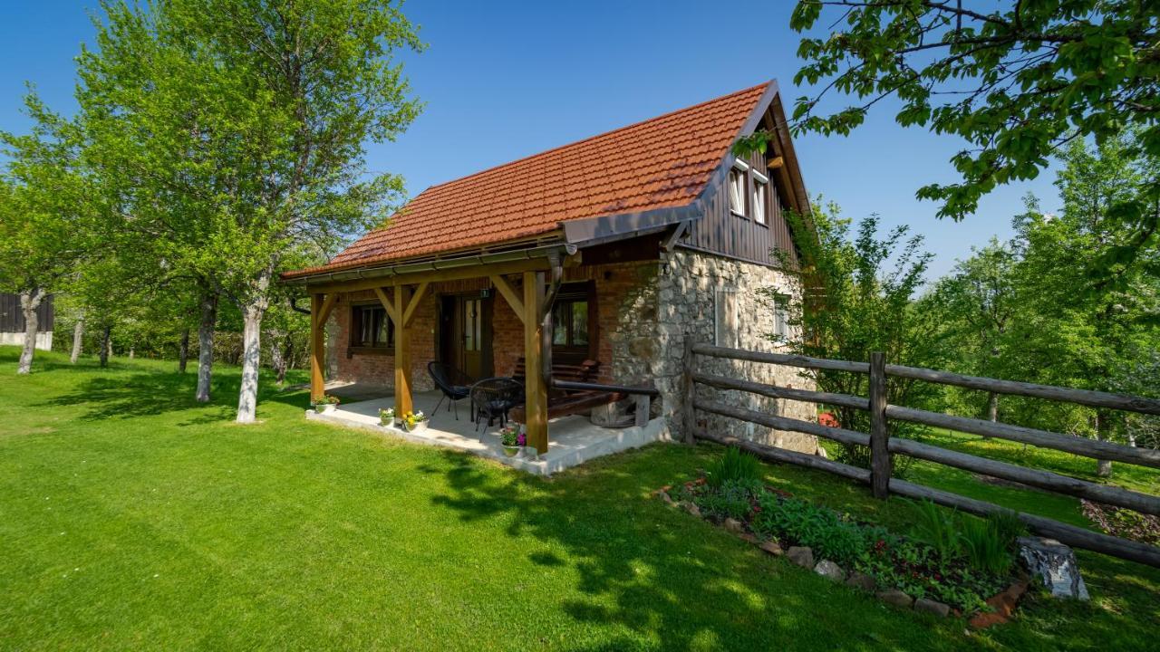 Holiday Home "Sleme" With Jacuzzi, Big Garden And Arbor With Fireplace Skrad Extérieur photo