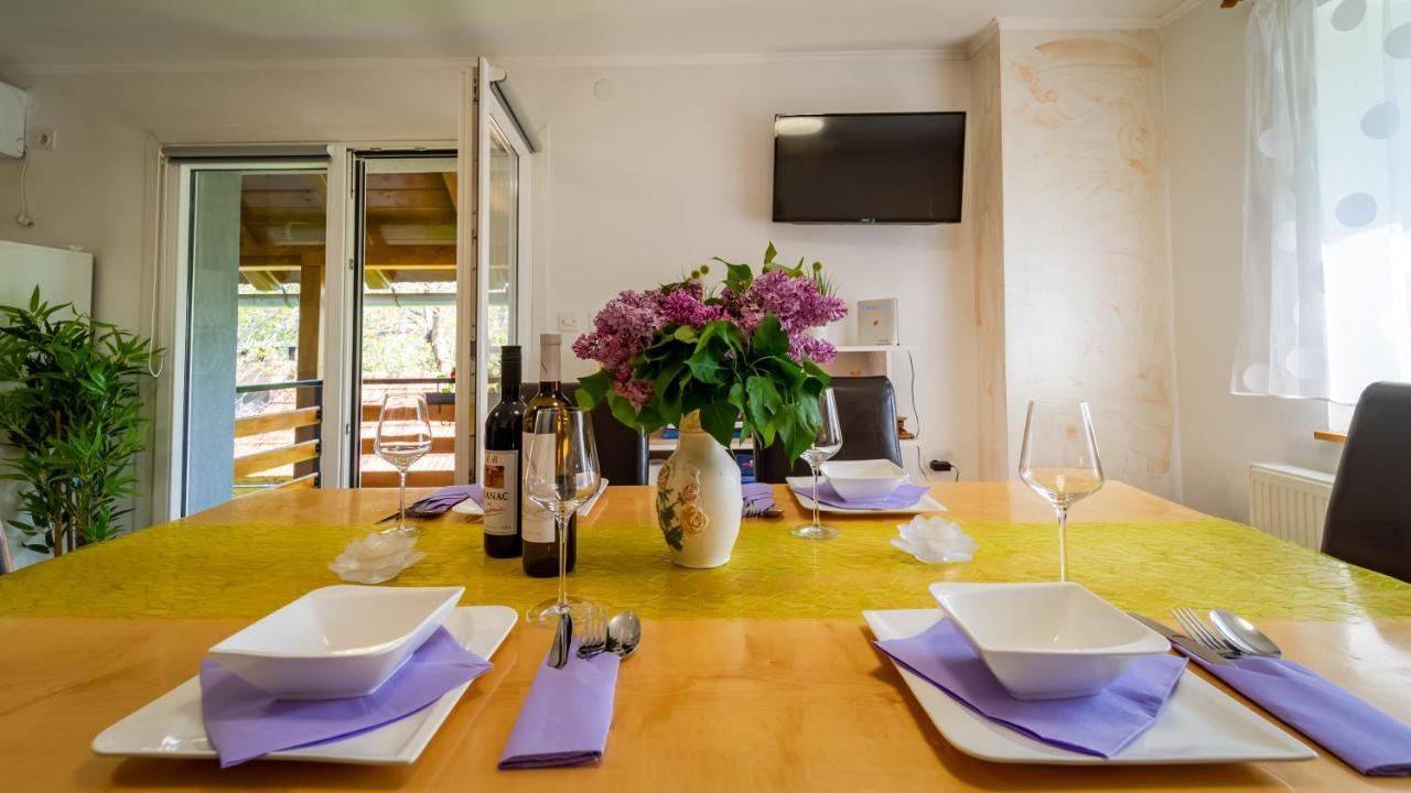 Holiday Home "Sleme" With Jacuzzi, Big Garden And Arbor With Fireplace Skrad Extérieur photo