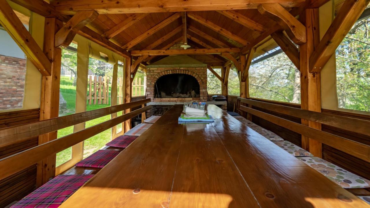 Holiday Home "Sleme" With Jacuzzi, Big Garden And Arbor With Fireplace Skrad Extérieur photo