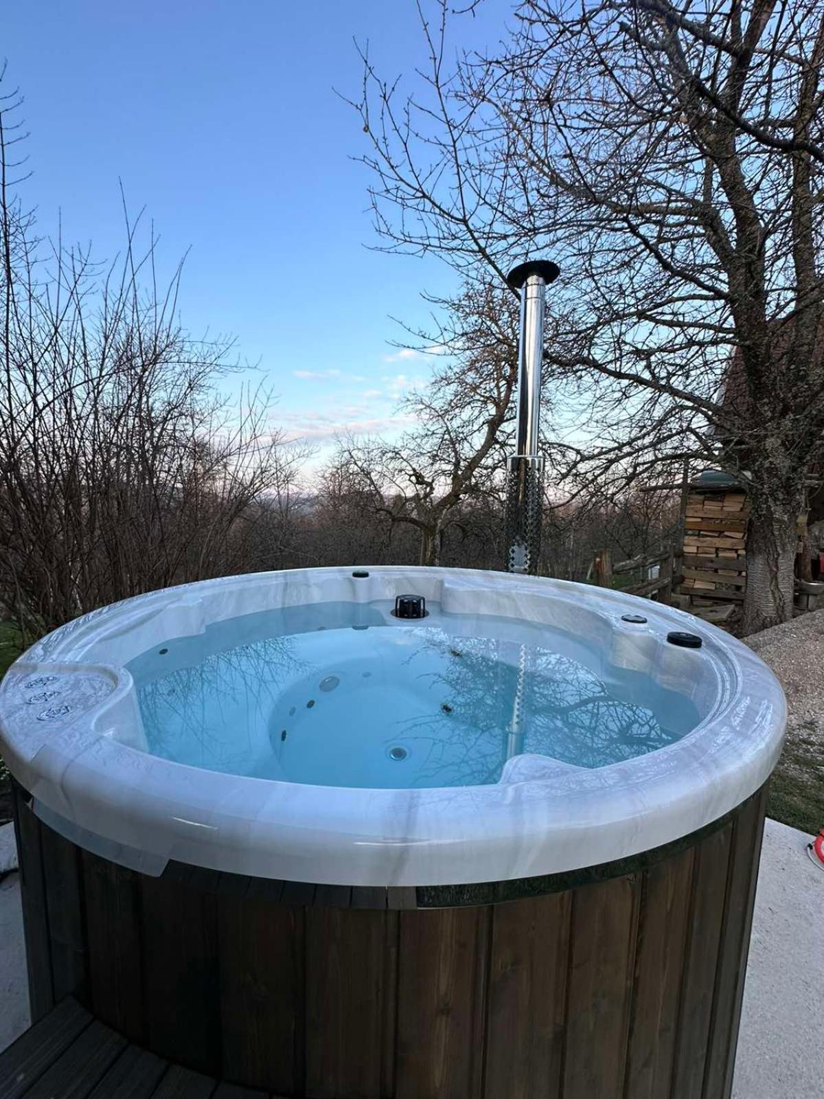 Holiday Home "Sleme" With Jacuzzi, Big Garden And Arbor With Fireplace Skrad Extérieur photo